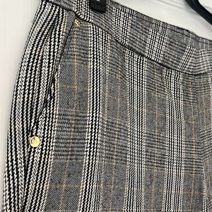 Anne Klein Pull on Plaid Pants